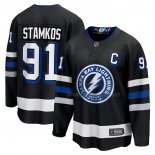 Maillot Hockey Tampa Bay Lightning Steven Stamkos Alterner Premier Breakaway Noir