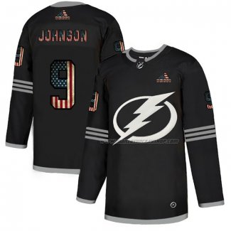 Maillot Hockey Tampa Bay Lightning Tyler Johnson 2020 USA Flag Noir