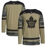 Maillot Hockey Toronto Maple Leafs Logo Military Appreciation Team Authentique Practice Camouflage