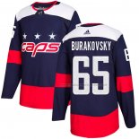 Maillot Hockey Washington Capitals Andre Burakovsky Authentique 2018 Stadium Series Bleu