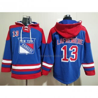 Veste a Capuche New York Rangers Alexis Lafreniere Bleu