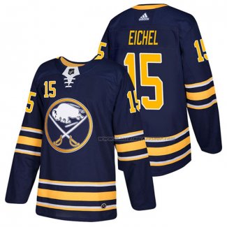 Maillot Hockey Buffalo Sabres Jack Eichel Domicile Authentique 2018 Bleu