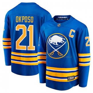 Maillot Hockey Buffalo Sabres Kyle Okposo Domicile Breakaway Bleu