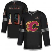 Maillot Hockey Calgary Flames Matthew Tkachuk 2020 USA Flag Noir