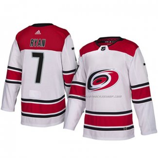 Maillot Hockey Carolina Hurricanes Derek Ryan Authentique Exterieur Blanc