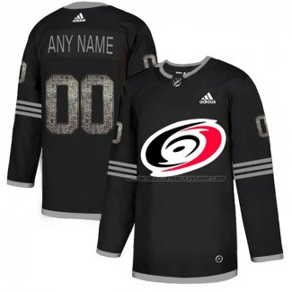 Maillot Hockey Carolina Hurricanes Personnalise Black Shadow Noir