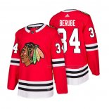 Maillot Hockey Chicago Blackhawks J.f. Berube Domicile Authentique 2018 Rouge