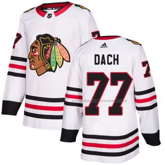 Maillot Hockey Chicago Blackhawks Kirby Dach Road Authentique Blanc