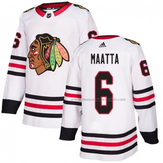 Maillot Hockey Chicago Blackhawks Olli Maatta Road Authentique Blanc