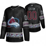 Maillot Hockey Colorado Avalanche Personnalise Breakaway Noir