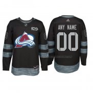 Maillot Hockey Colorado Avalanche Personnalise Noir