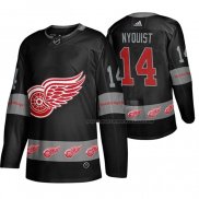 Maillot Hockey Detroit Red Wings Gustav Nyquist Breakaway Noir