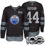 Maillot Hockey Edmonton Oilers Zack Kassian 1917-2017 100th Anniversaire Noir
