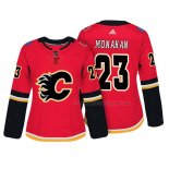 Maillot Hockey Femme Calgary Flames Sean Monahan Authentique Joueur Rouge