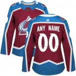 Maillot Hockey Femme Colorado Avalanche Personnalise Domicile Rouge