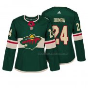 Maillot Hockey Femme Minnesota Wild Matt Dumba Authentique Joueur Vert