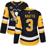 Maillot Hockey Femme Pittsburgh Penguins Olli Maatta 50 Anniversary Domicile Premier Noir