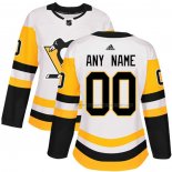 Maillot Hockey Femme Pittsburgh Penguins Personnalise Domicile Blanc