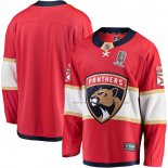 Maillot Hockey Florida Panthers Domicile 2024 Stanley Cup Champions Breakaway Rouge