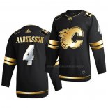 Maillot Hockey Golden Edition Calgary Flames Rasmus Andersson Limited Authentique 2020-21 Noir