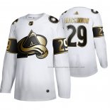 Maillot Hockey Golden Edition Colorado Avalanche Nathan Mackinnon Limited Blanc