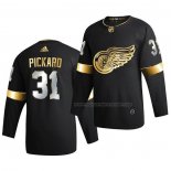 Maillot Hockey Golden Edition Detroit Red Wings Calvin Pickard Limited Authentique 2020-21 Noir