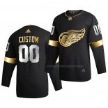 Maillot Hockey Golden Edition Detroit Red Wings Personnalise Limited Authentique 2020-21 Noir