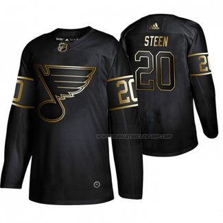 Maillot Hockey Golden Edition St. Louis Blues Alexander Steen Authentique Noir