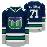 Maillot Hockey Hartford Whalers Lucas Wallmark Heritage Night Throwback Bleu