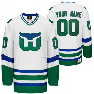 Maillot Hockey Hartford Whalers Personnalise Night Heritage Throwback Blanc