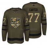 Maillot Hockey Los Angeles Kings Jeff Carter Salute To Service Vert Militar