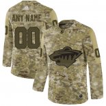 Maillot Hockey Minnesota Wild 2019 Salute To Service Personnalise Camouflage