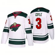 Maillot Hockey Minnesota Wild Charlie Coyle Exterieur 2017-2018 Blanc