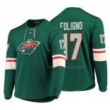 Maillot Hockey Minnesota Wild Marcus Foligno Platinum Vert