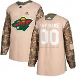 Maillot Hockey Minnesota Wild Personnalise Authentique 2017 Veterans Day Camouflage