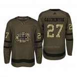 Maillot Hockey Montreal Canadiens Alex Galchenyuk 2018 Salute To Service Vert Militar