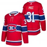 Maillot Hockey Montreal Canadiens Carey Price Authentique Domicile 2018 Rouge
