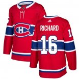 Maillot Hockey Montreal Canadiens Henri Richard Domicile Authentique Rouge