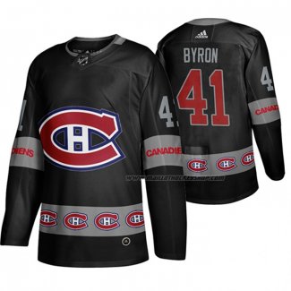 Maillot Hockey Montreal Canadiens Paul Byron Breakaway Noir