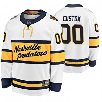 Maillot Hockey Nashville Predators Personnalise Breakaway Joueur 2020 Winter Classic Blanc