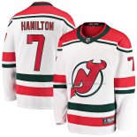 Maillot Hockey New Jersey Devils Dougie Hamilton Premier Breakaway 2022-23 Blanc