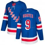 Maillot Hockey New York Rangers Adam Graves Domicile Authentique Bleu