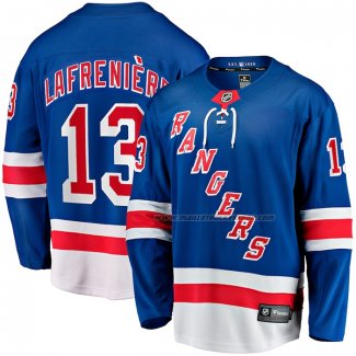 Maillot Hockey New York Rangers Alexis Lafreniere Domicile Breakaway Bleu