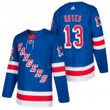 Maillot Hockey New York Rangers Kevin Hayes Authentique Domicile 2018 Bleu