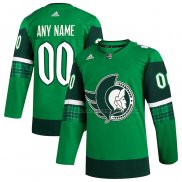 Maillot Hockey Ottawa Senators 2023 St. Patrick's Day Authentique Personnalise Vert