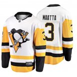 Maillot Hockey Pittsburgh Penguins Olli Maatta 2019 Exterieur Breakaway Blanc