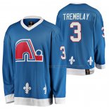 Maillot Hockey Quebec Nordiques J. C. Tremblay Heritage Vintage Replica Bleu