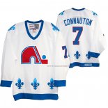 Maillot Hockey Quebec Nordiques Kevin Connauton Heritage Vintage Replica Blanc