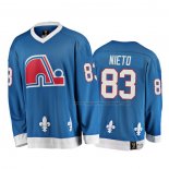 Maillot Hockey Quebec Nordiques Matt Nieto Heritage Vintage Bleu