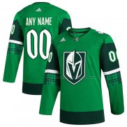 Maillot Hockey Vegas Oren Knights 2023 St. Patrick's Day Authentique Personnalise Vert